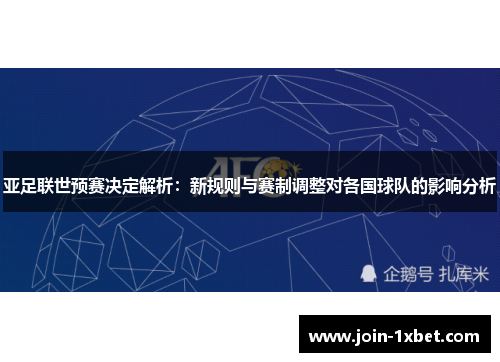 亚足联世预赛决定解析：新规则与赛制调整对各国球队的影响分析