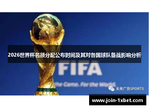2026世界杯名额分配公布时间及其对各国球队备战影响分析